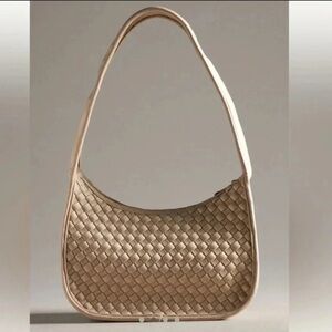NWOT Anthropologie Woven Neoprene Shoulder Bag